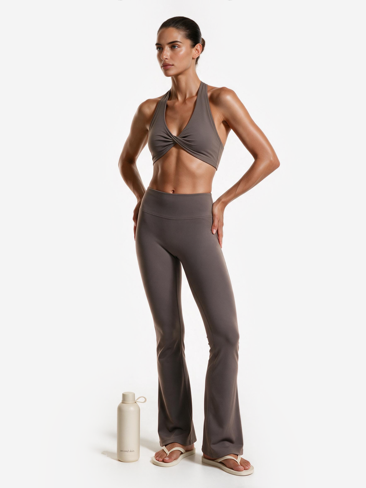 Second Skin Studio Crop Top Mushroom