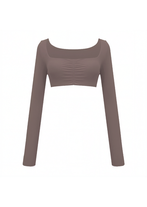 Second Skin Studio Long Sleeve Top Mushroom