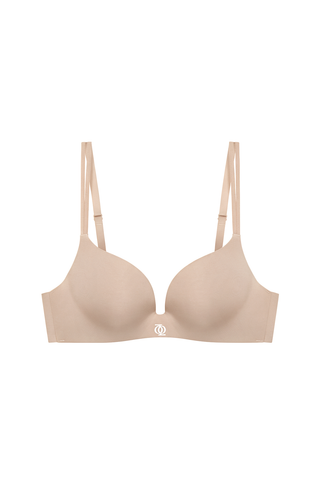 Second Skin Teardrop Push Up Bra Nude
