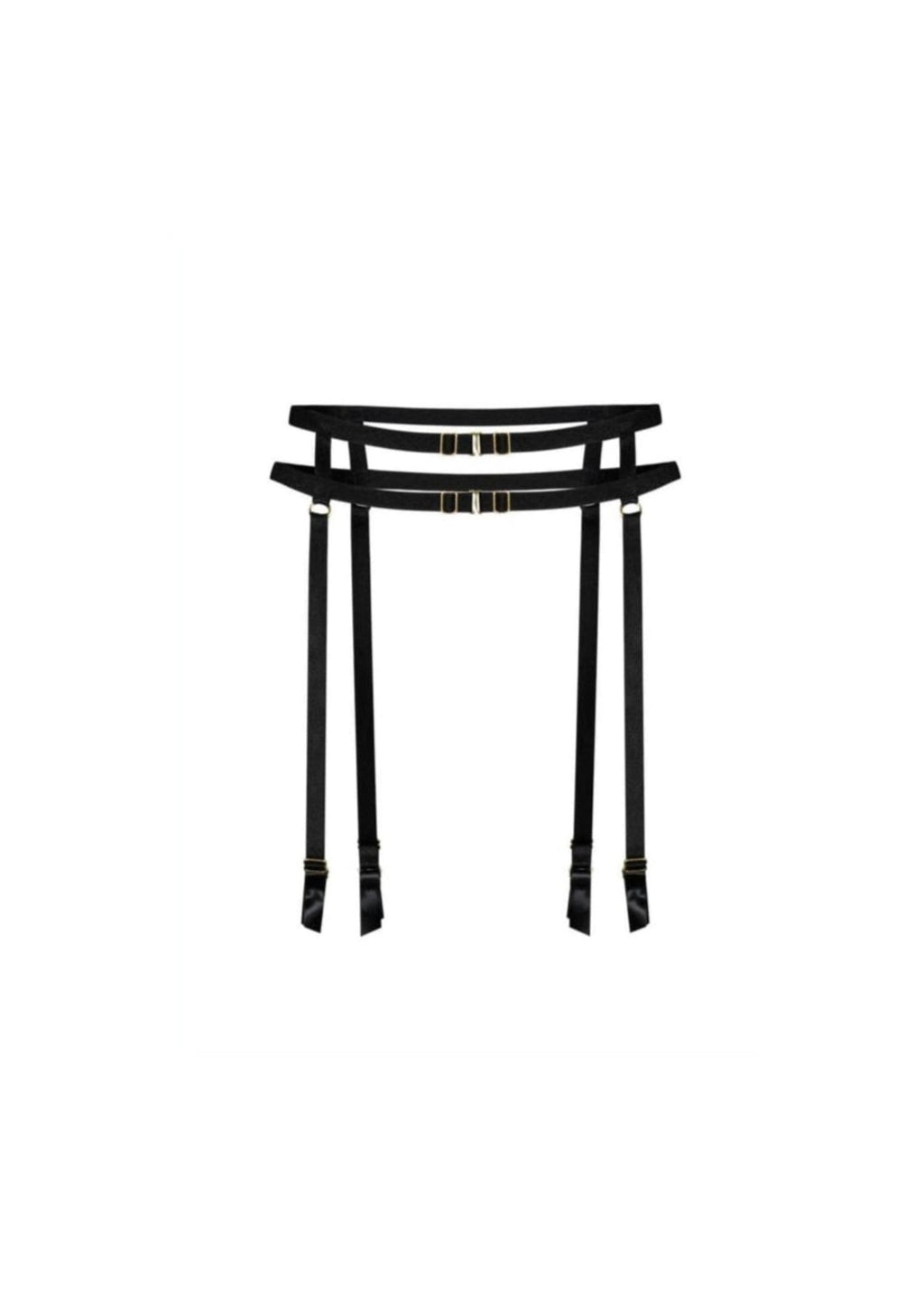 Forget Me Not Suspender Black